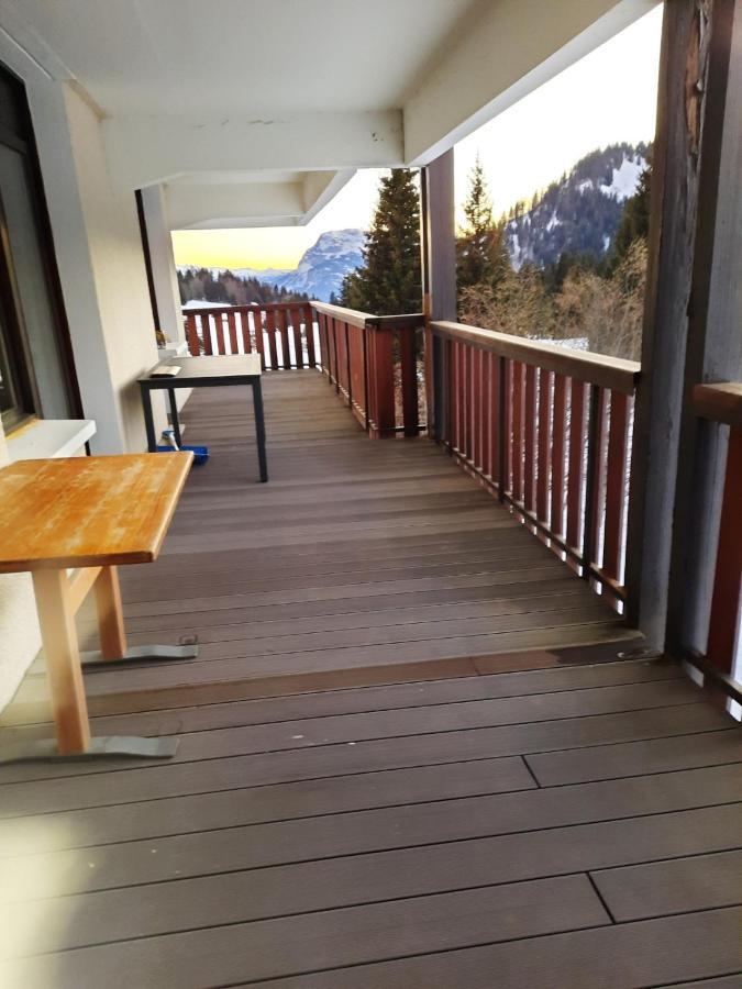 Les Terrasses Du Mont Blanc Apartment Le Praz de Lys Exterior foto